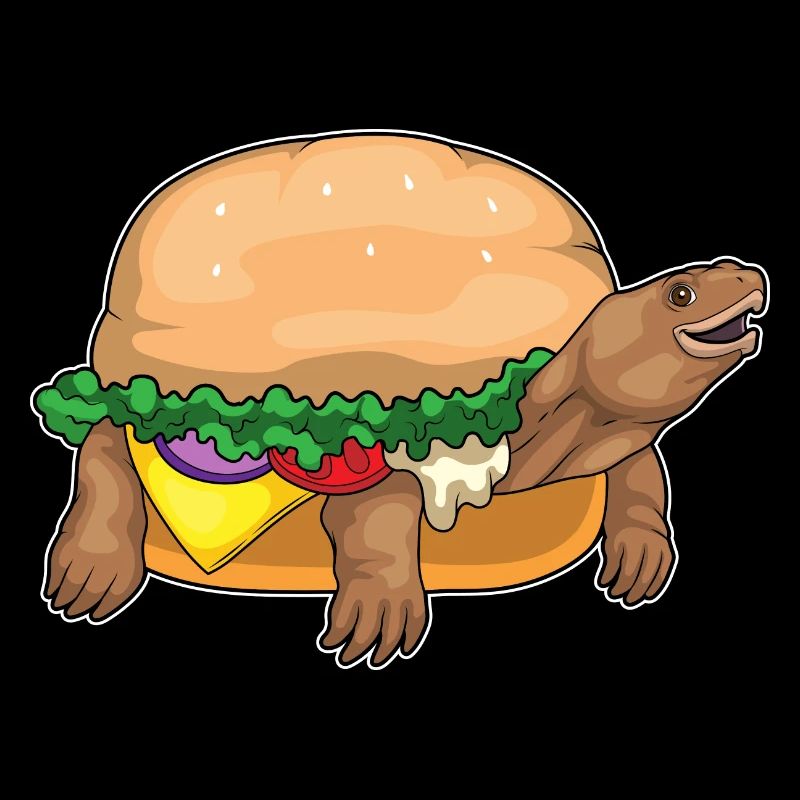 Schildkröte Cheeseburger