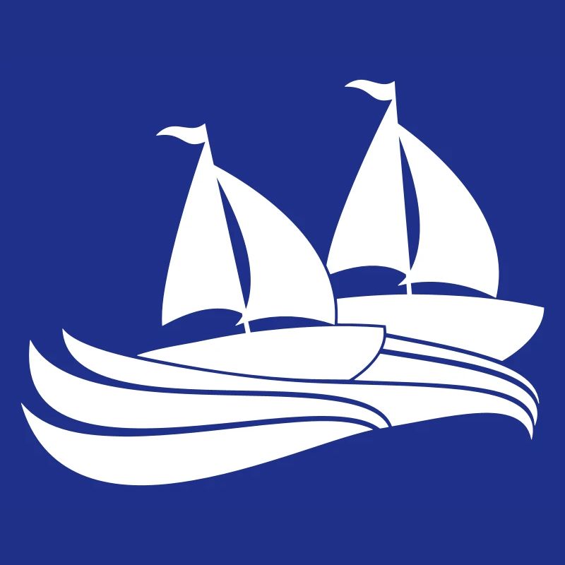 Deux navires Régate par équipe Régate de voile de compétition