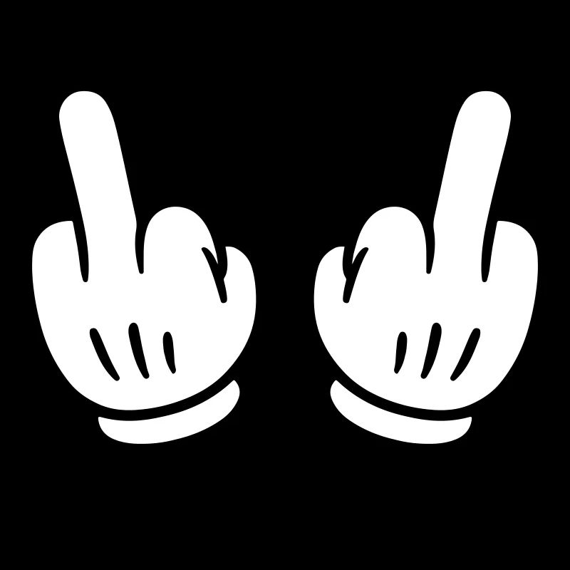 Mittelfinger Hand Comic
