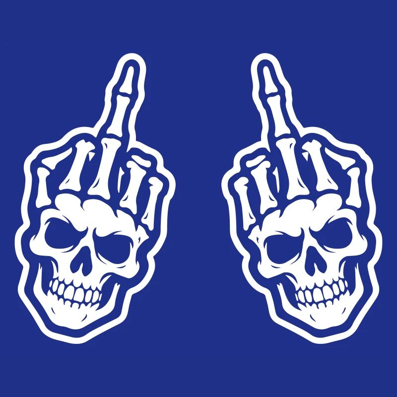 Middle Finger Skeleton Hand