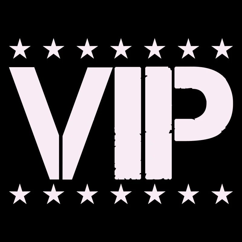 VIP Sternen-Statement in Pastellrosa