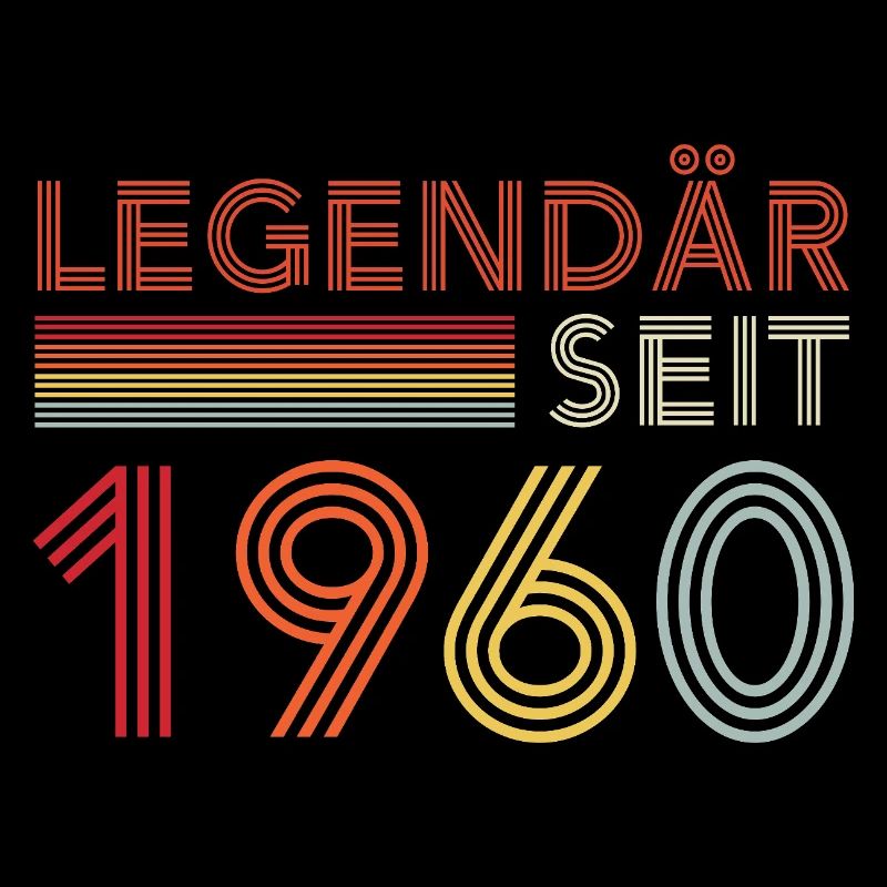 Legendär Seit 1960 Mann Geburtstag