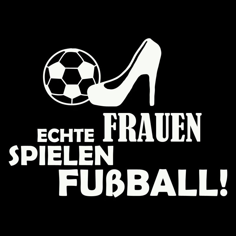Frauen Spielen Fußball Logo