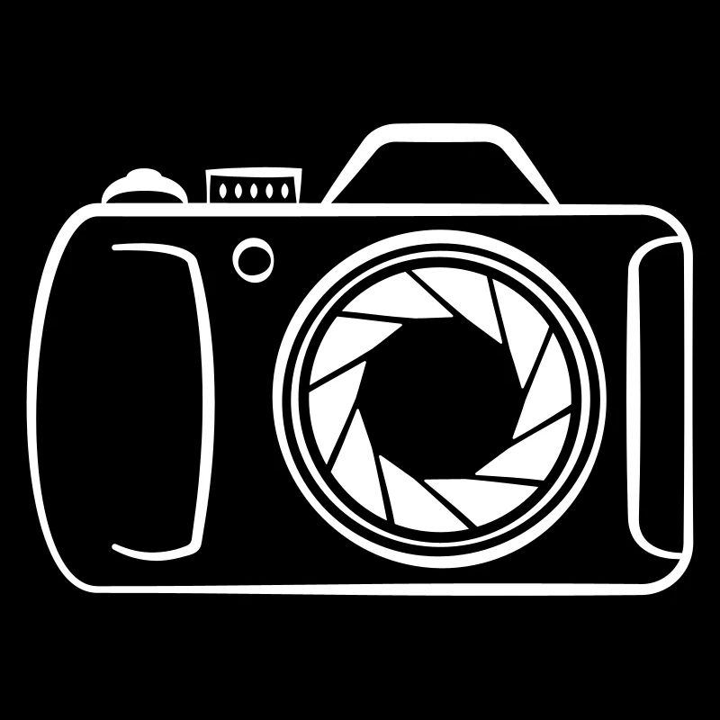 Camera Icon Logo for Photographers Customizable