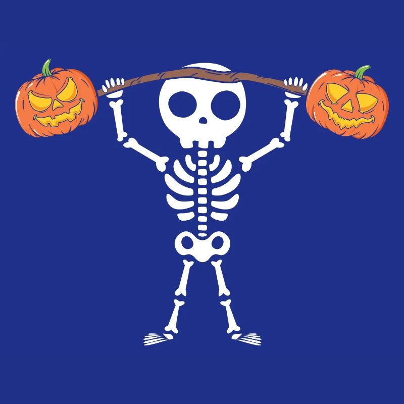 Halloween Skeleton Pumpkin