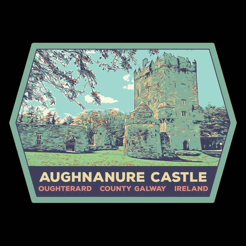 Château d'Aughnanur, Oughterard en Irlande