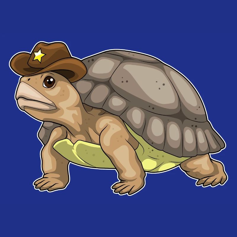 Turtle Sheriff Sheriff's Hat