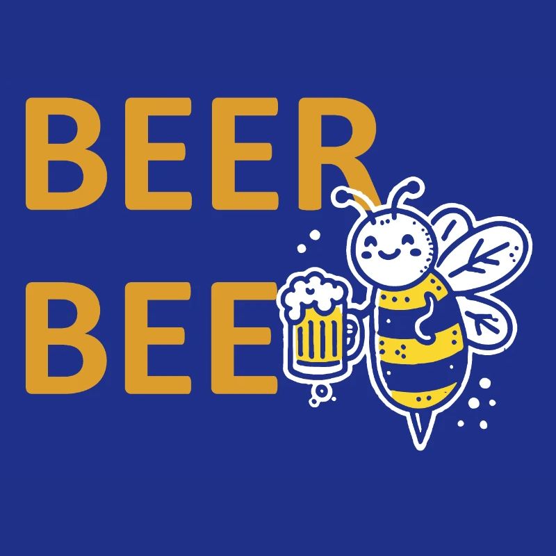 Beerbee Beer Bee PartySpruc Beer Drinker Gift