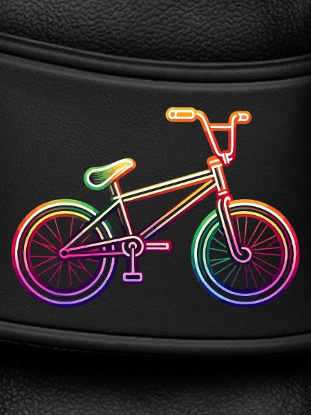 Neon Rainbow BMX Rad
