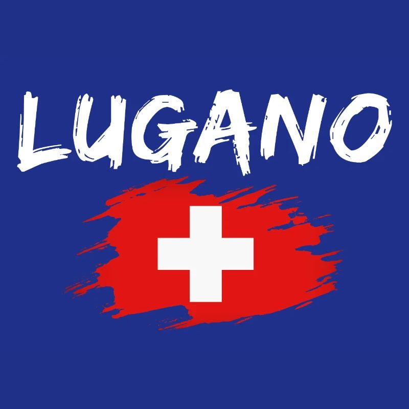Lugano Suisse Drapeau