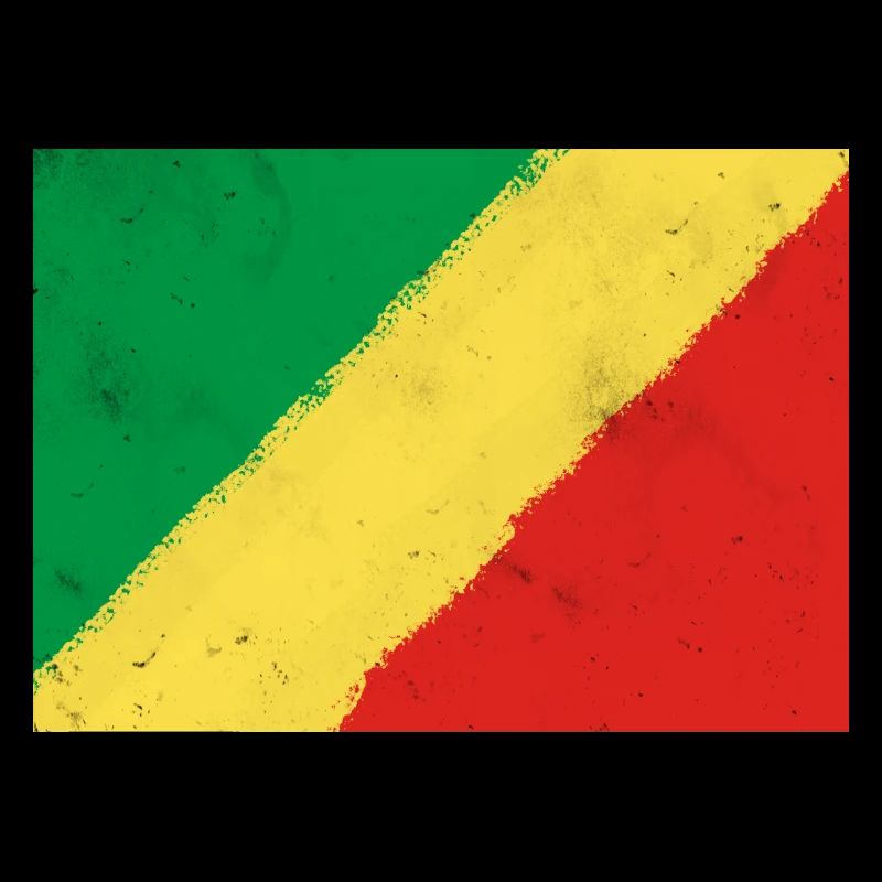 Flagge der Republik Kongo