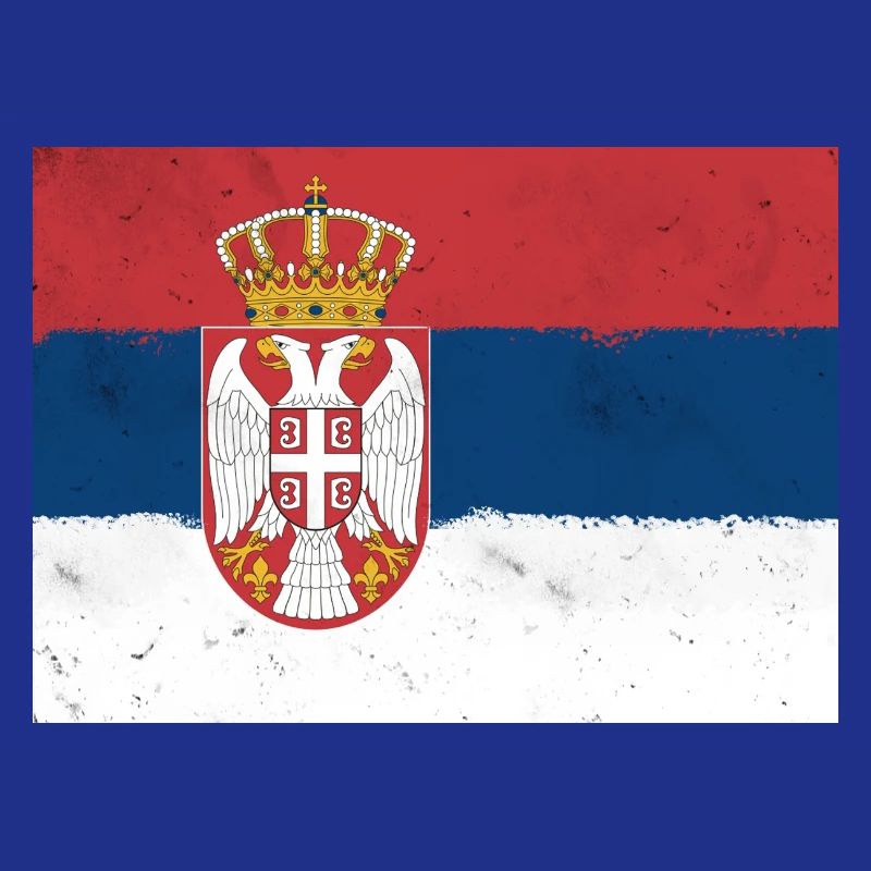 Drapeau de la Serbie