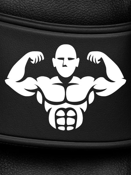 Bodybuilder Silhouette – Muskelpower Design