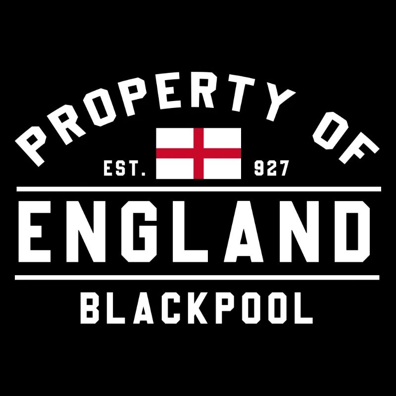 England Flagge Blackpool Emblem