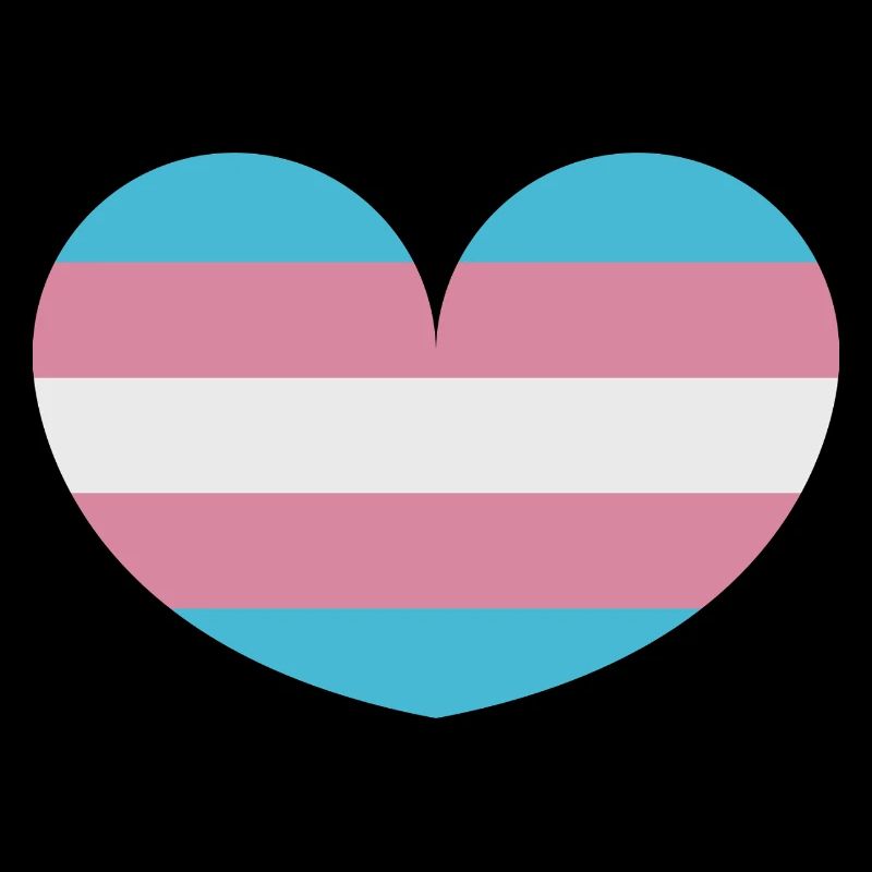 Drapeau trans heart