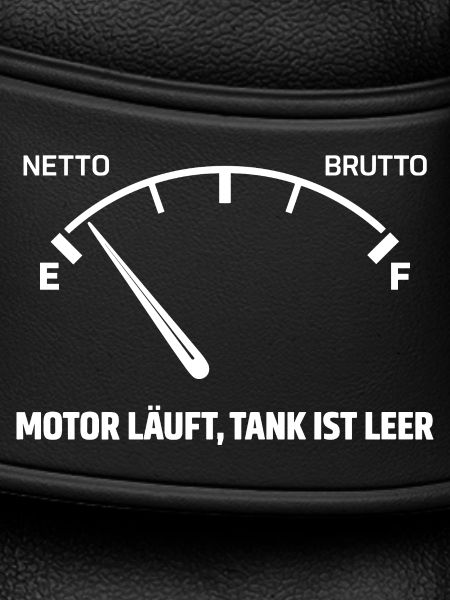 Engine runs tank empty