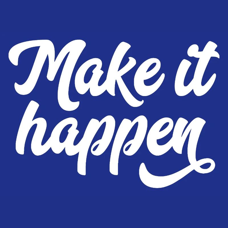 Typographie du Make It Happen