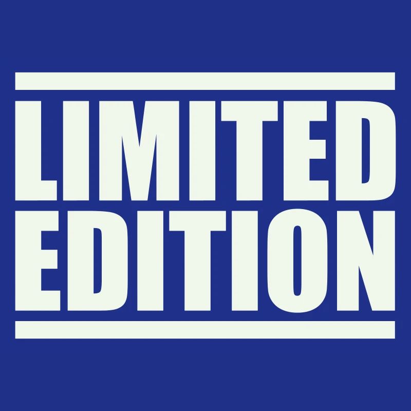 Édition limitée en majuscules