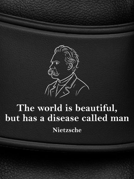 Nietzsche-Porträt-Zitat-Tee