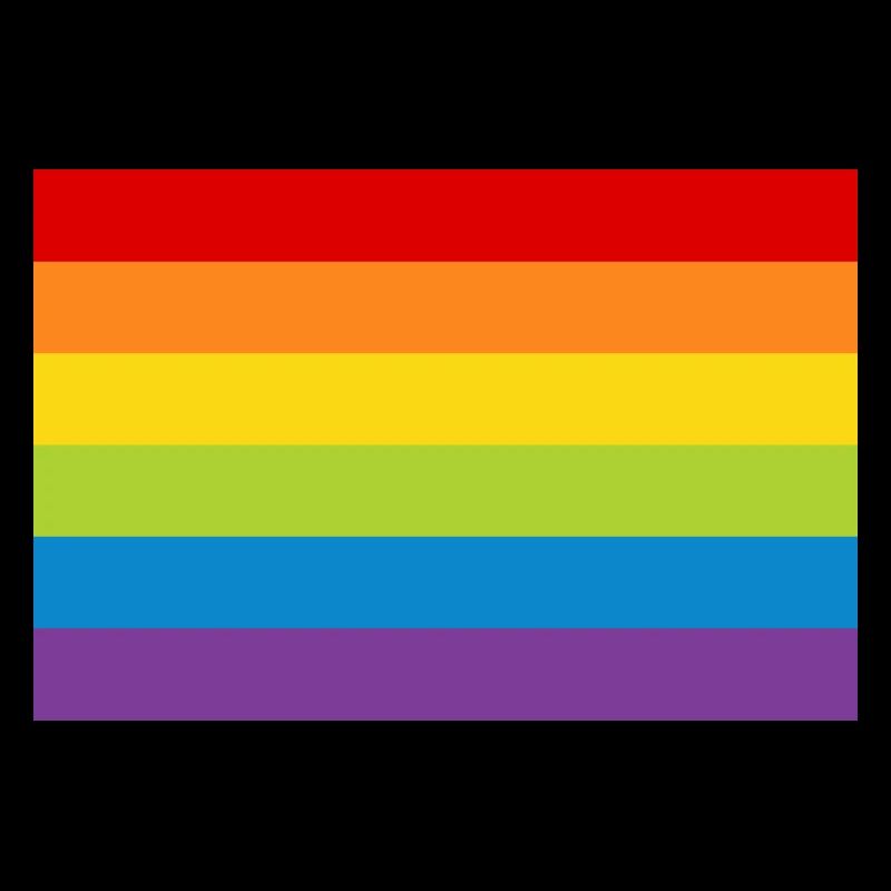 Affiche arc-en-drapeau drapeau LGBT arc-en-ciel