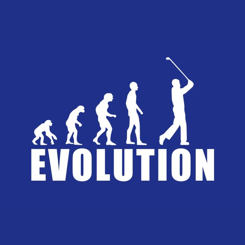 EVOLUTION GOLF Golfspieler Golfschläger Geschenk