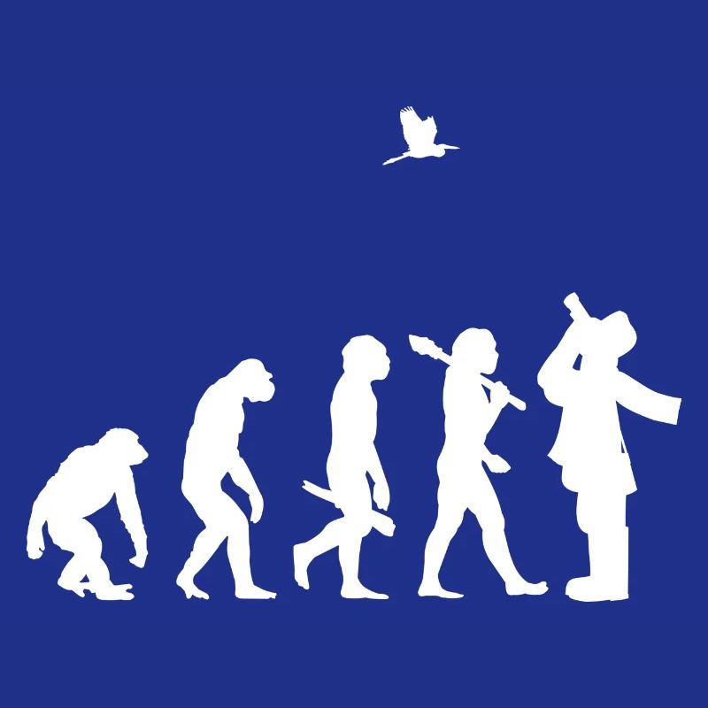 evolution Vogelbeobachter ornithologie Geschenk i