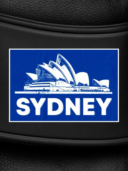 Sydney Opera Blue Silhouette