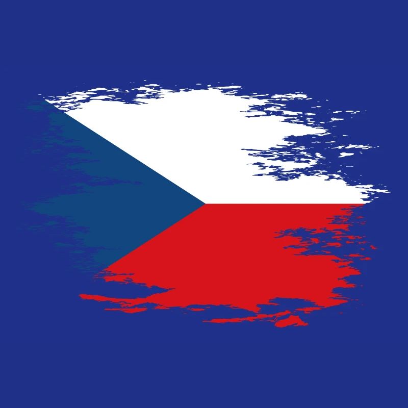 Drapeau de la République tchèque utilisé design