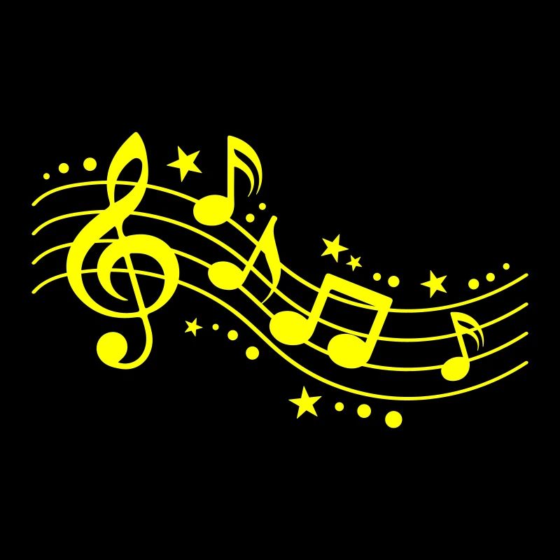 Music Notes Clef Music