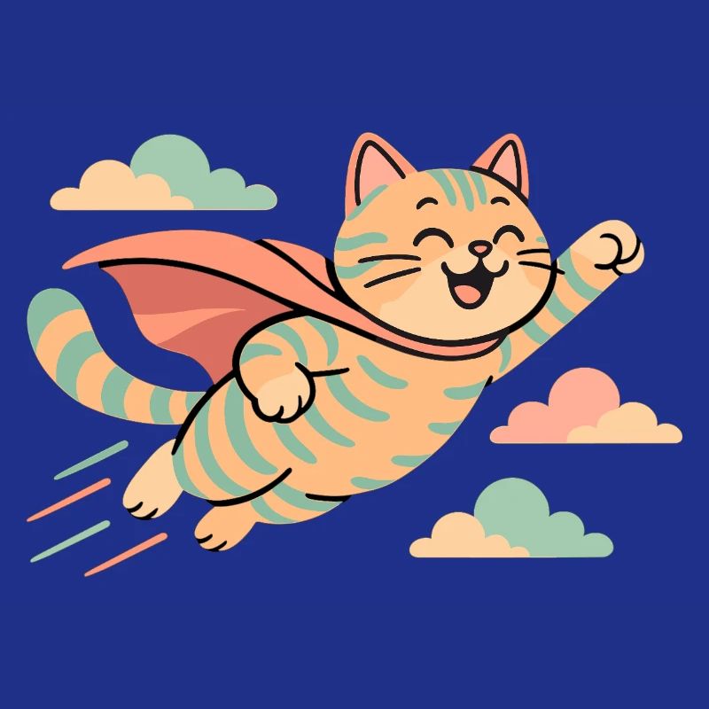 Super Katze Britisch Kurzhaar getigert Geschenk