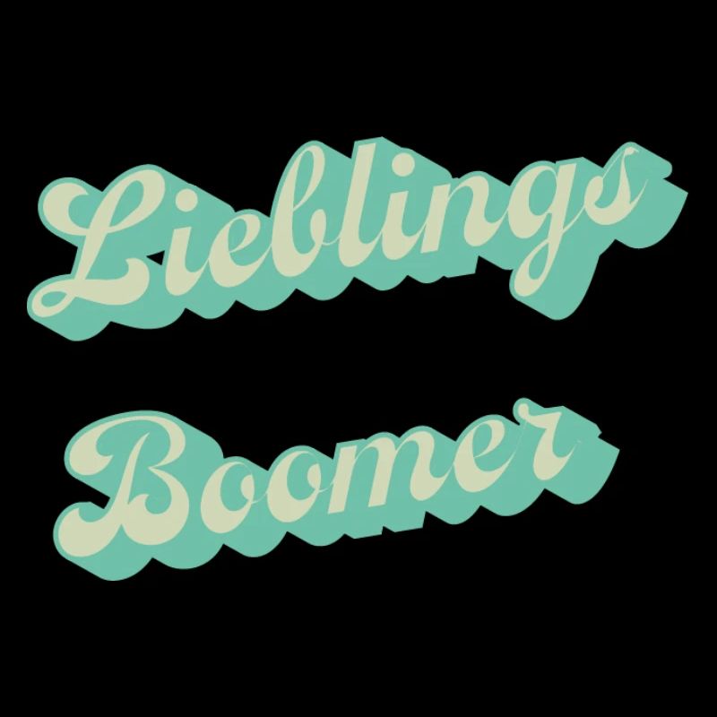 Script rétro préféré des baby-boomers