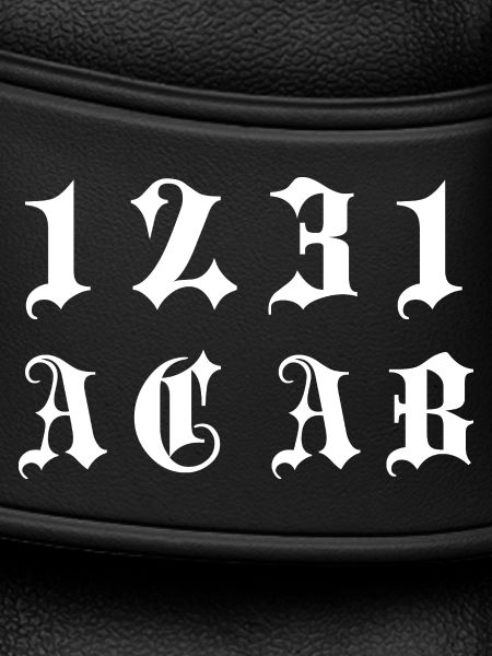 Gothic Monogram 1231
