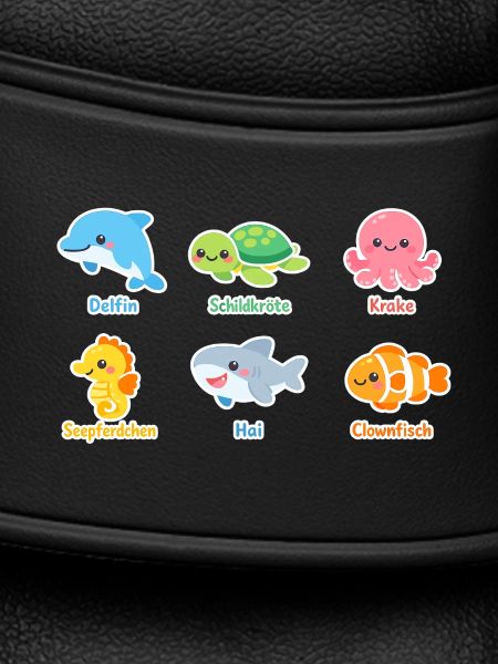 Cuddly Sea Creatures Sticker