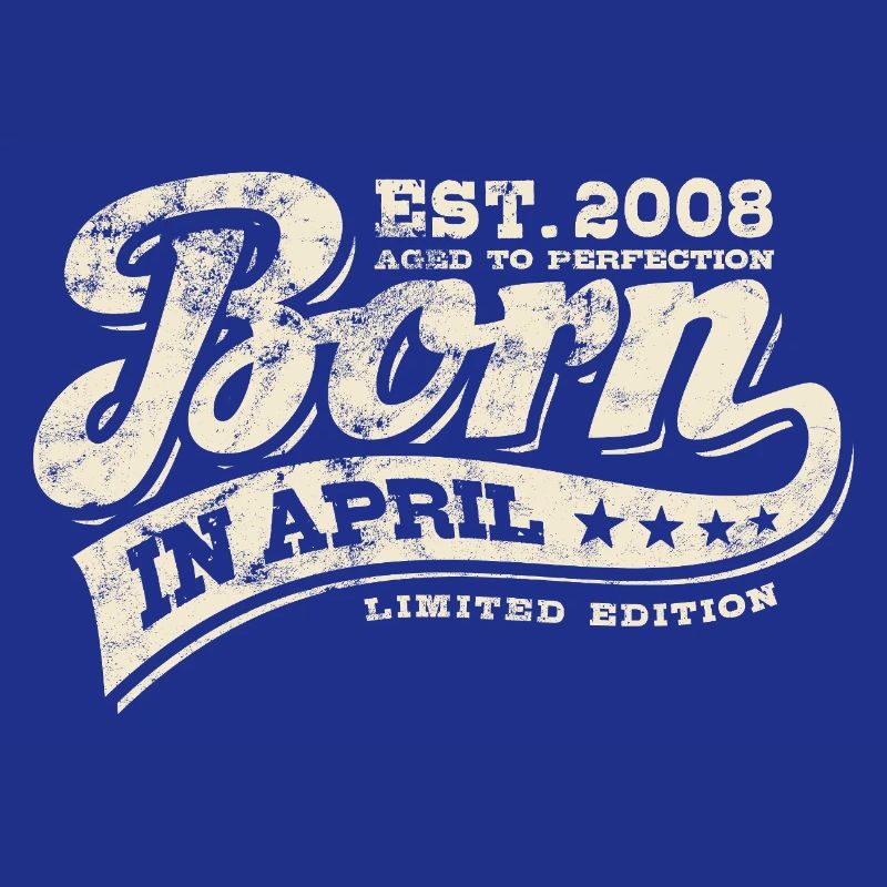 Born in April 2008 - Geburtstag - Geschenk
