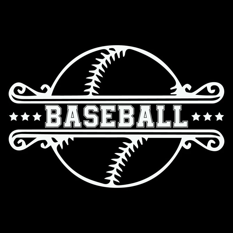 Baseball Ornamentrahmen Emblem