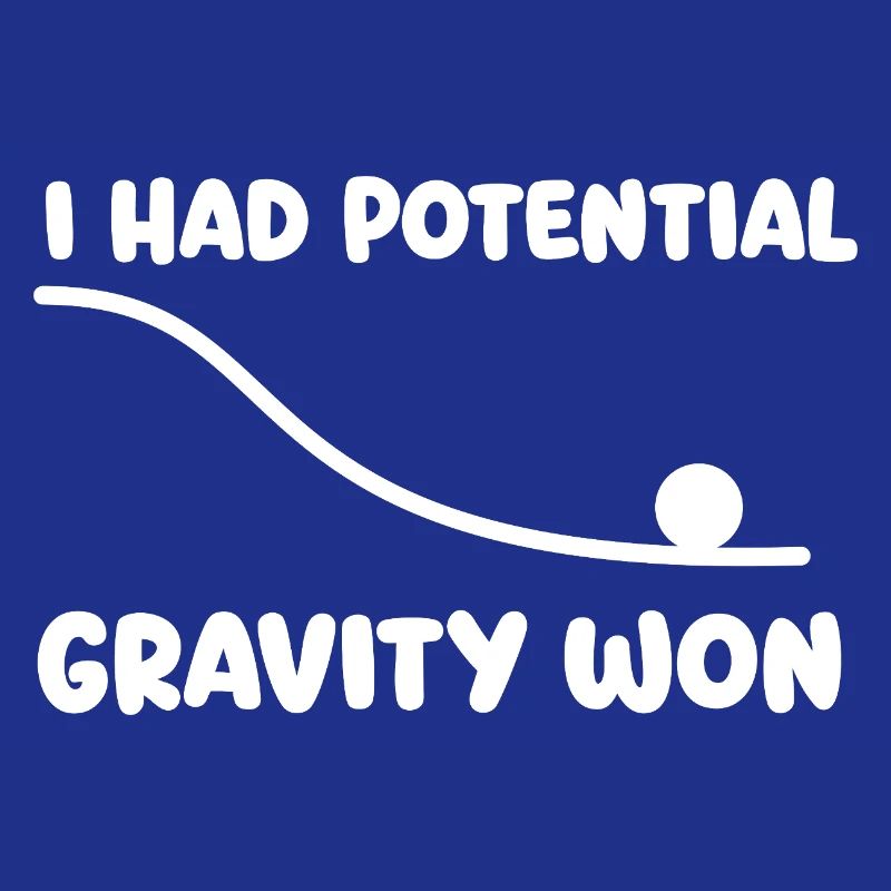 I Had Potential Gravity Won Physics Pun Humor