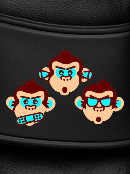 three wise monkeys