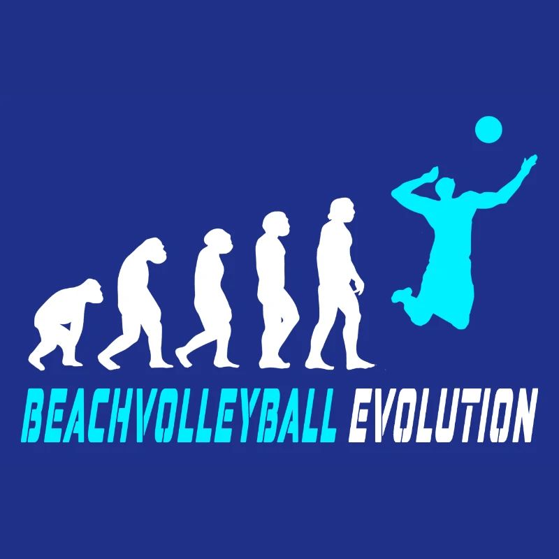 Conception d'évolution de volleyball de plage / idée cadeau