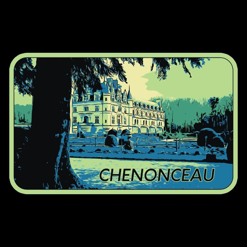 Blick auf das Château de Chenonceau: Loiretal