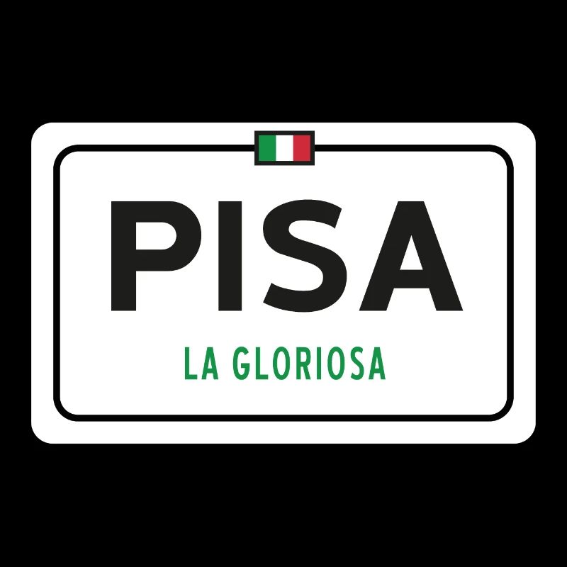 Pisa town sign