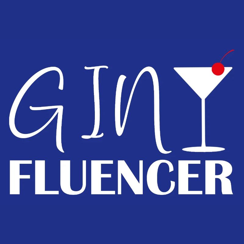 Ginfluencer Gin Statement Gin Drinker Saying