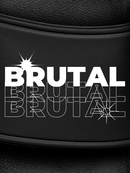 Brutal Echo Geometric Print
