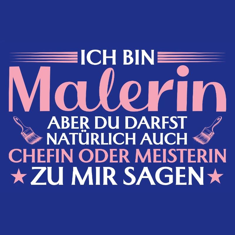 Handwerkerin Chefin oder Meisterin - Malerin