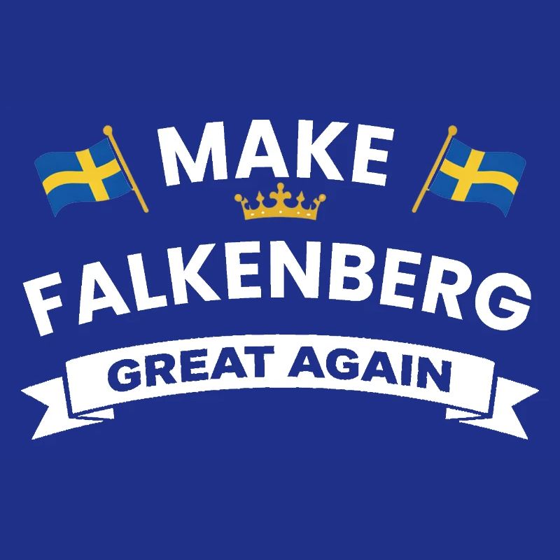 Falkenberg Flag Crown Design