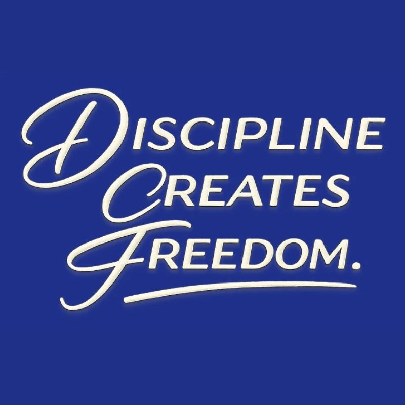 Discipline Creates Freedom Script