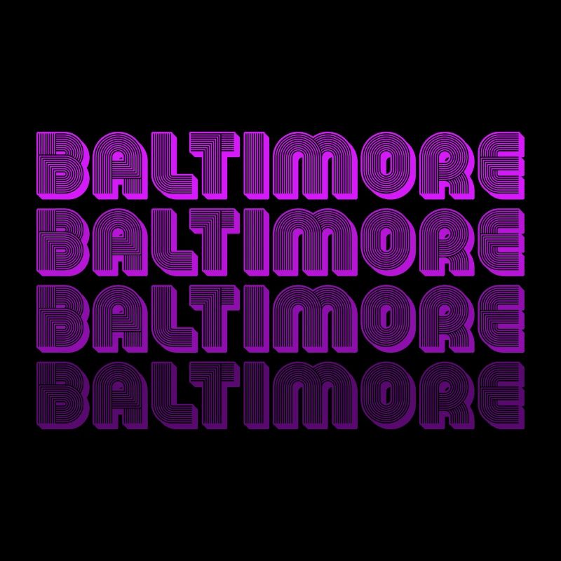 Baltimore Neon Raster