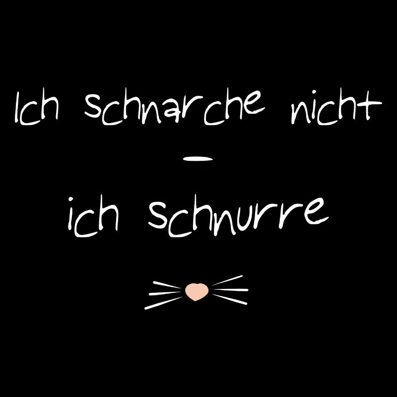 Ich schnarche nicht - ich schnurre
