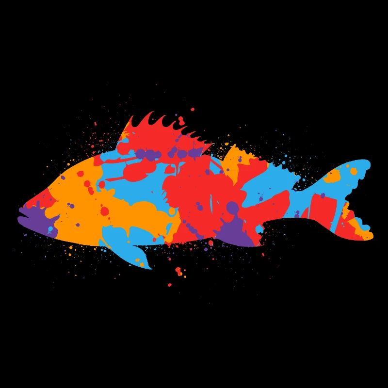 Coloré Perche Pêcheur Design Pêche à la perche Pêche