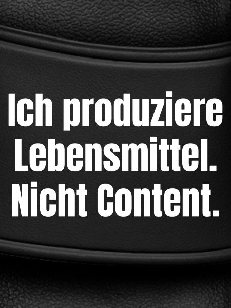 Lebensmittel, Nicht Content