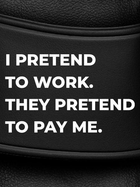 pretend to work